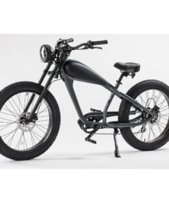 Alternative view of Revi Bikes Cheetah Café Racer 750W 48V Fat Tire Cruiser Electric Bike