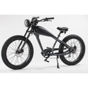 Alternative view of Revi Bikes Cheetah Café Racer 750W 48V Fat Tire Cruiser Electric Bike