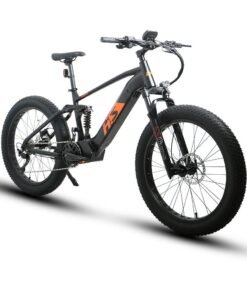 Alternative view of 2 x EUNORAU FAT-HS 48V/14Ah 1000W Fat Tire Electric Mountain Bike