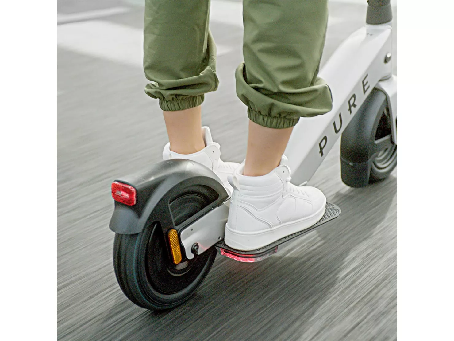 Pure Advance Flex Mercury Grey Electric Scooter - Image 2