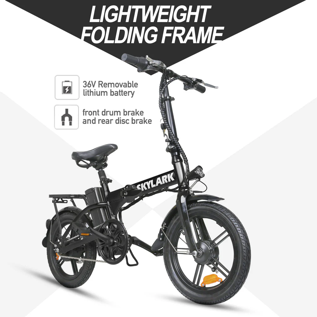Nakto Skylark 16″ Folding Electric Bike - Image 2