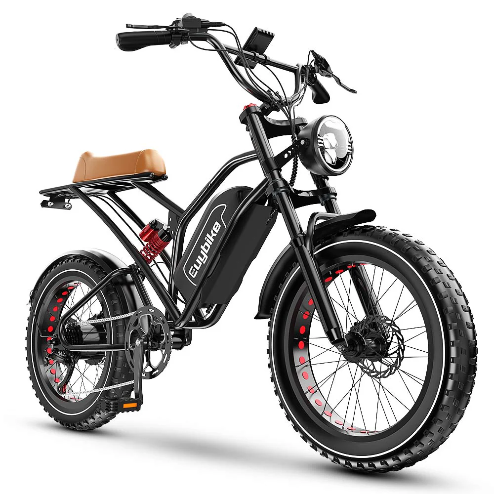 S4 Long Range Moped-Style Electric Bike - Image 6