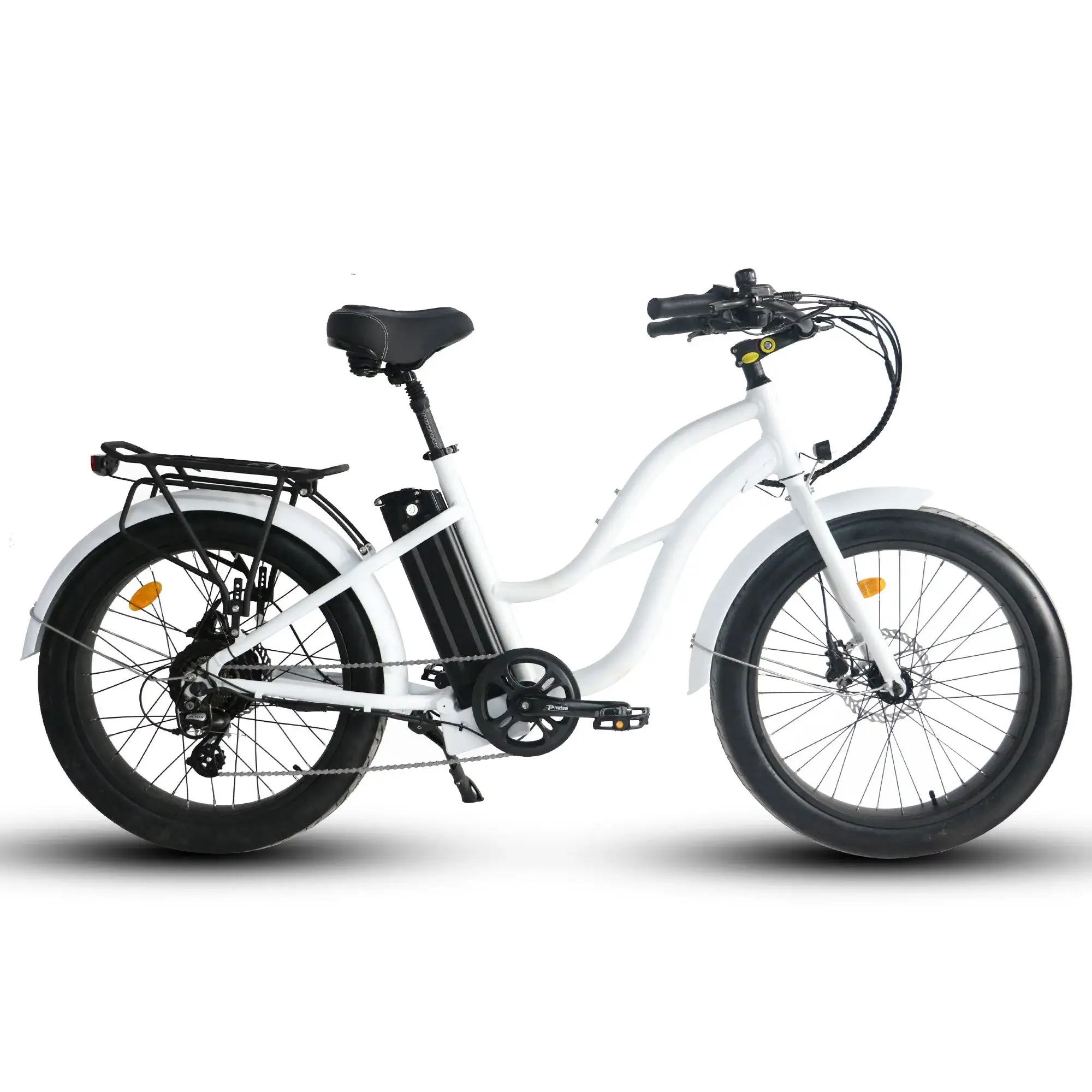 Coastal Cruiser Beach Cruiser 750W 52V 24×3 Step-Thru Electric Bike