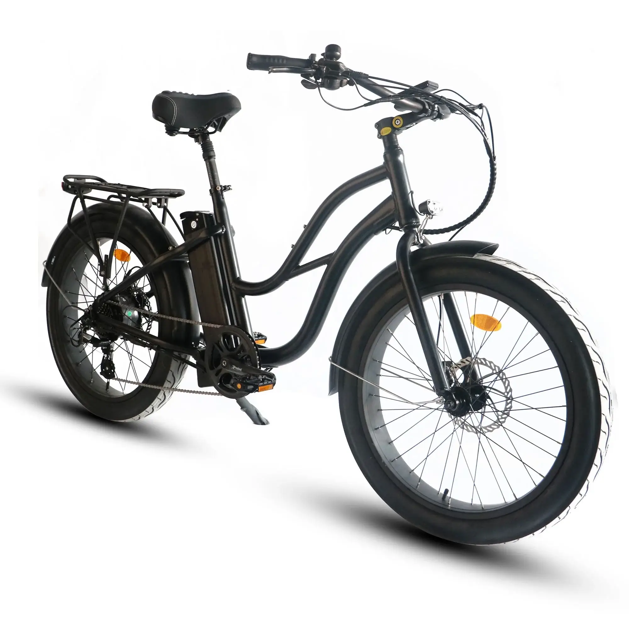 Coastal Cruiser Beach Cruiser 750W 52V 24×3 Step-Thru Electric Bike - Image 2