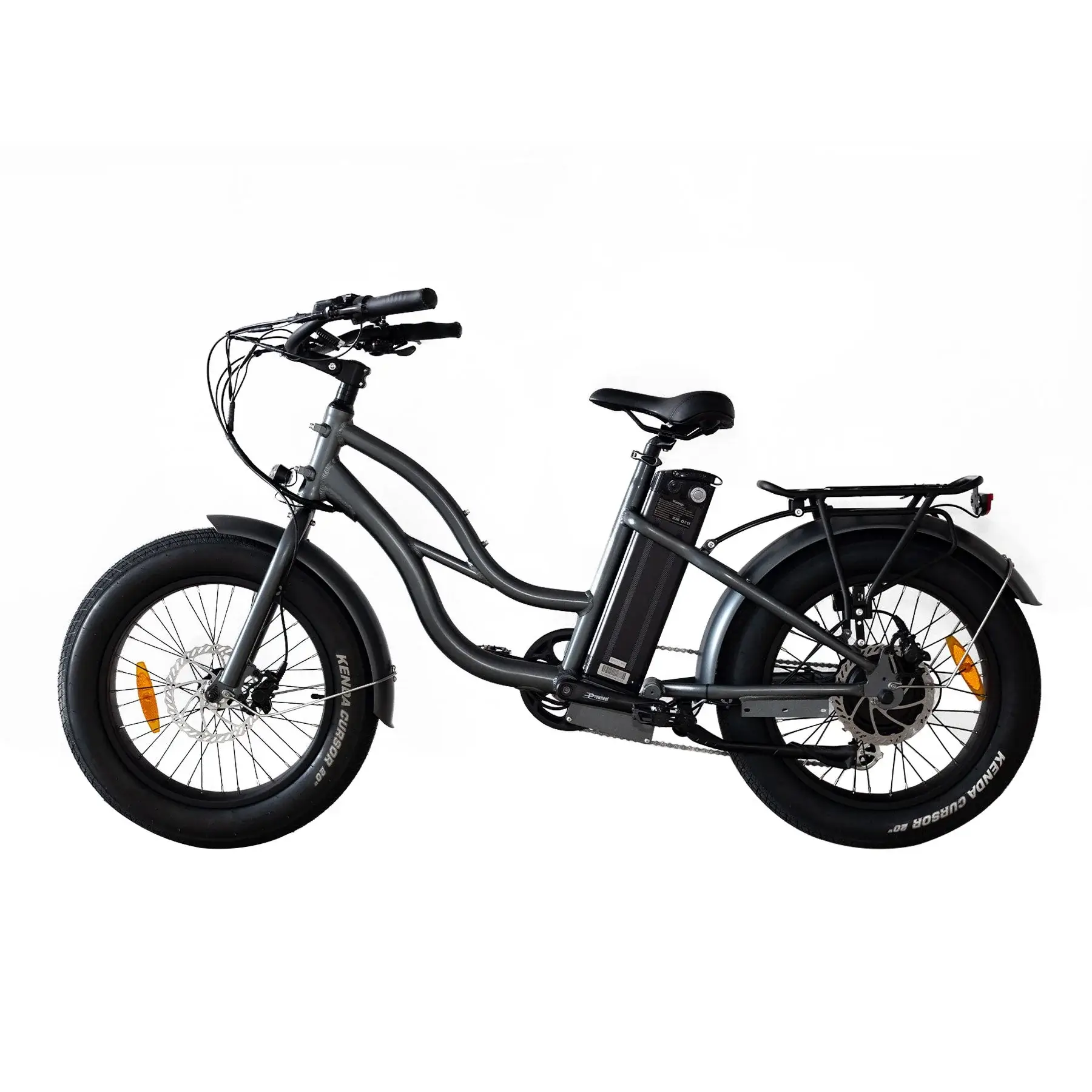 Coastal Cruiser Mini 20×4 750W 52V Fat Tire Step-Thru Beach Cruiser Electric Bike - Image 4