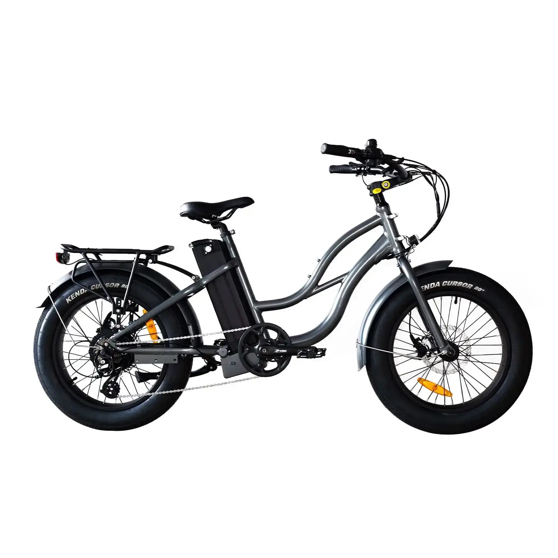 Coastal Cruiser Mini 20×4 750W 52V Fat Tire Step-Thru Beach Cruiser Electric Bike - Image 3
