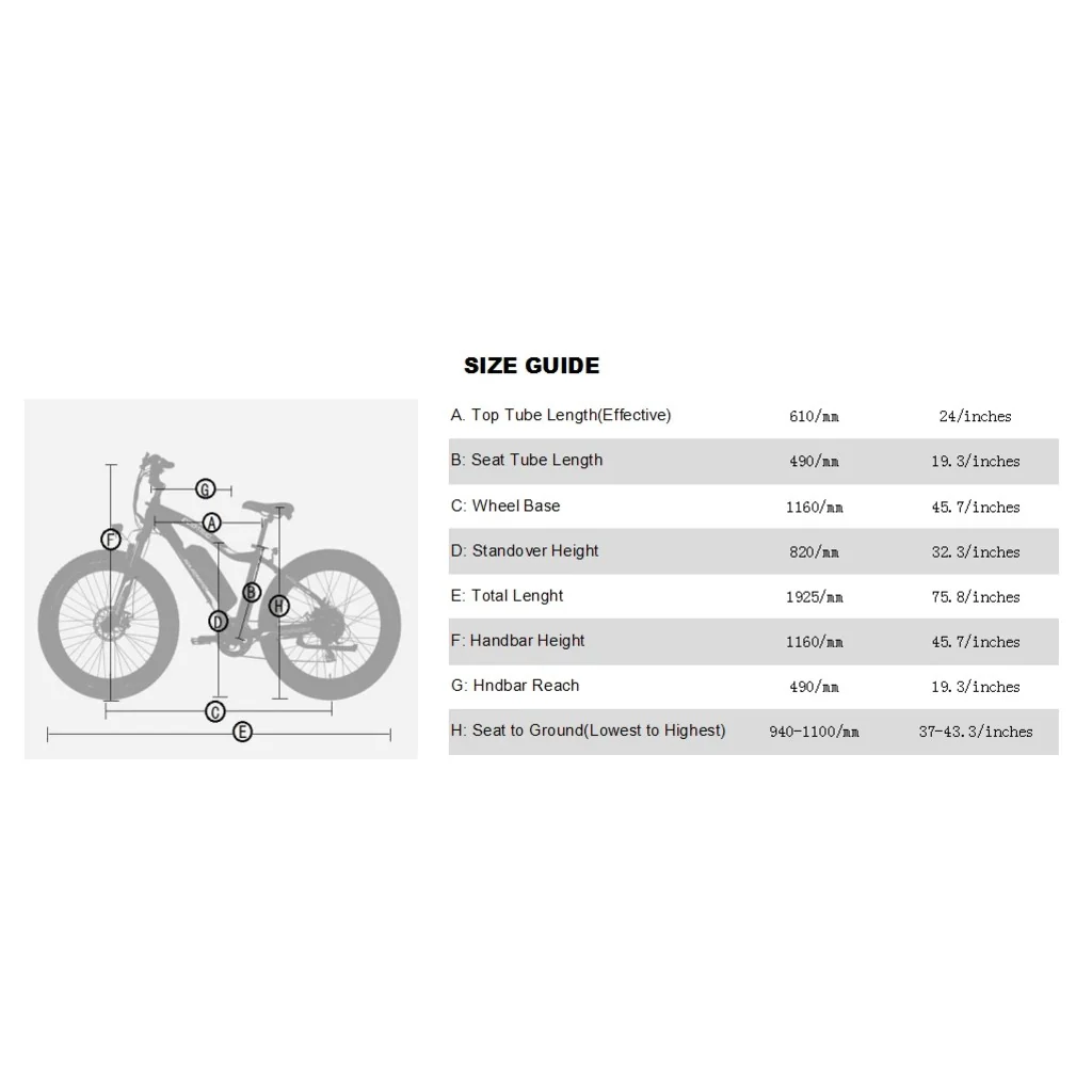 UL Certified – Ecotric Rocket 500W 36V Fat Tire All Terrain Electric Bike - Image 5