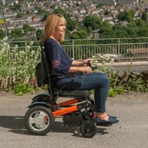 Alternative view of Monarch Ezi-Fold Lightweight Powerchair