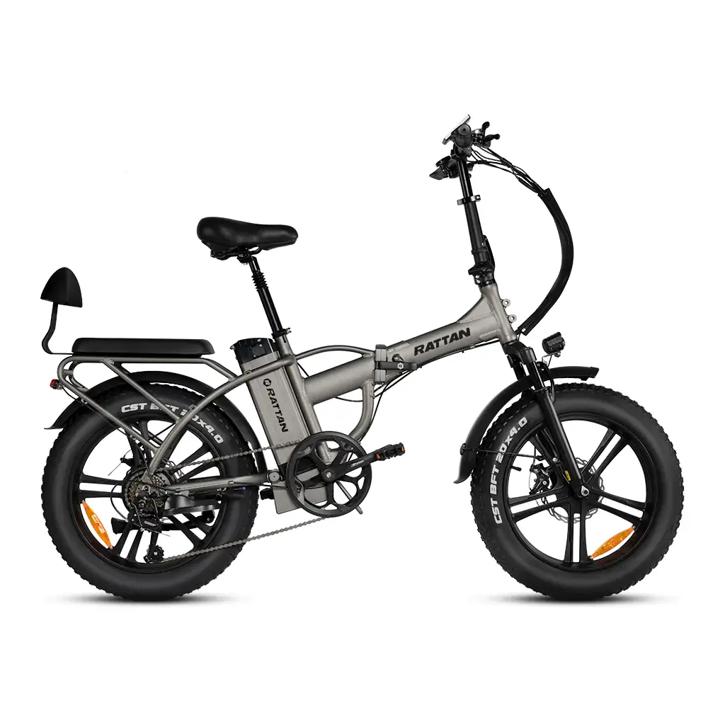 Rattan LM 750 PRO Folding 750W 48V Fat Tire Electric Bike - Image 4