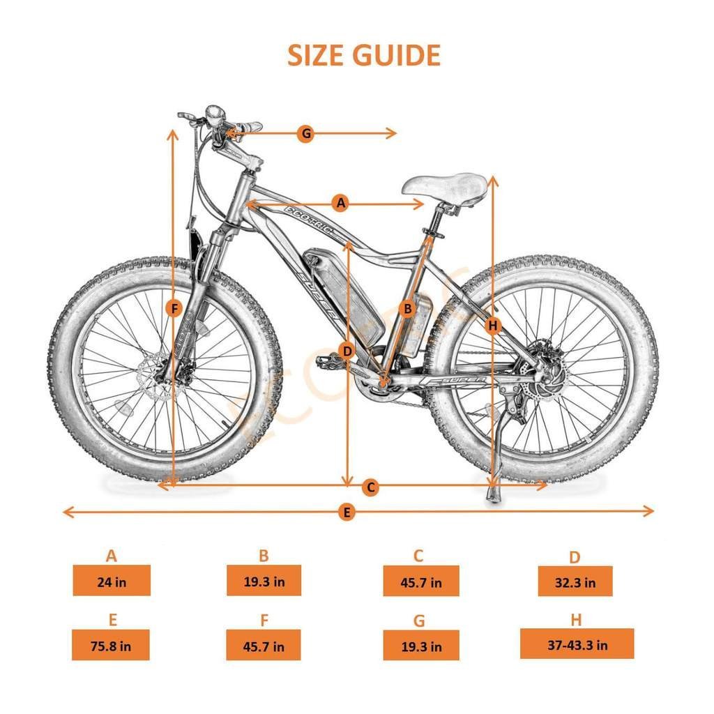 UL Certified – Ecotric Rocket 500W 36V Fat Tire All Terrain Electric Bike - Image 3