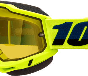 Accuri 2 Snowmobile Goggle Fluo Yellow Yellow Lens