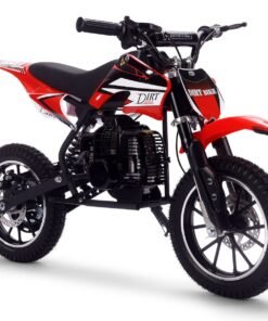 Alternative view of Alien Big Wheel Kids Gas Dirt Bike, 50cc 2-Stroke, Age 6 and up – Blue