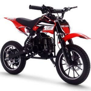 Alternative view of Alien Big Wheel Kids Gas Dirt Bike, 50cc 2-Stroke, Age 6 and up – Blue