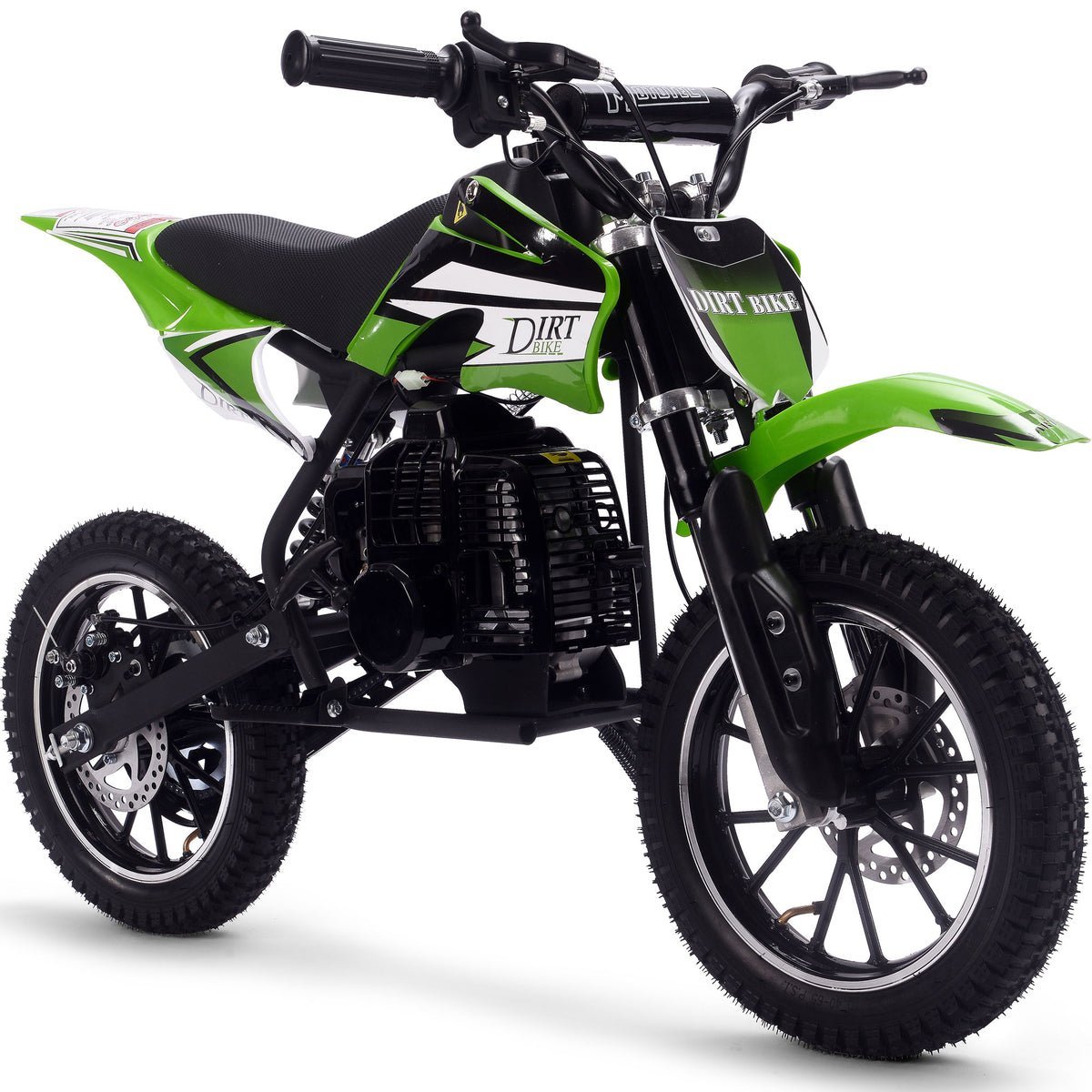 Alien Big Wheel Kids Gas Dirt Bike, 50cc 2-Stroke, Age 6 and up – Blue - Image 4