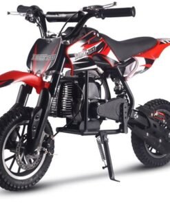 Alternative view of Alien DLX Kids Gas Dirt Bike, 50cc 2-Stroke, Age 6 and up – Blue