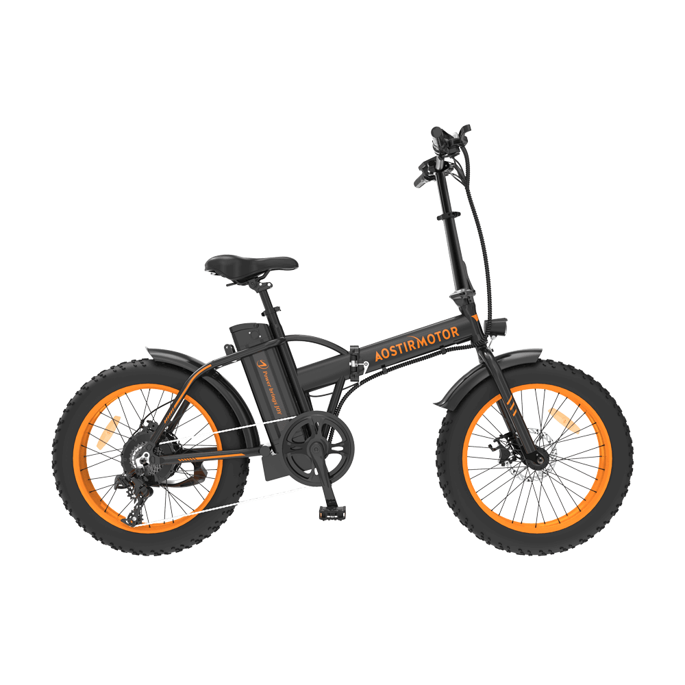 AOSTIRMOTOR A20 36V/13Ah 500W Fat Tire Folding Electric Bike - Image 2