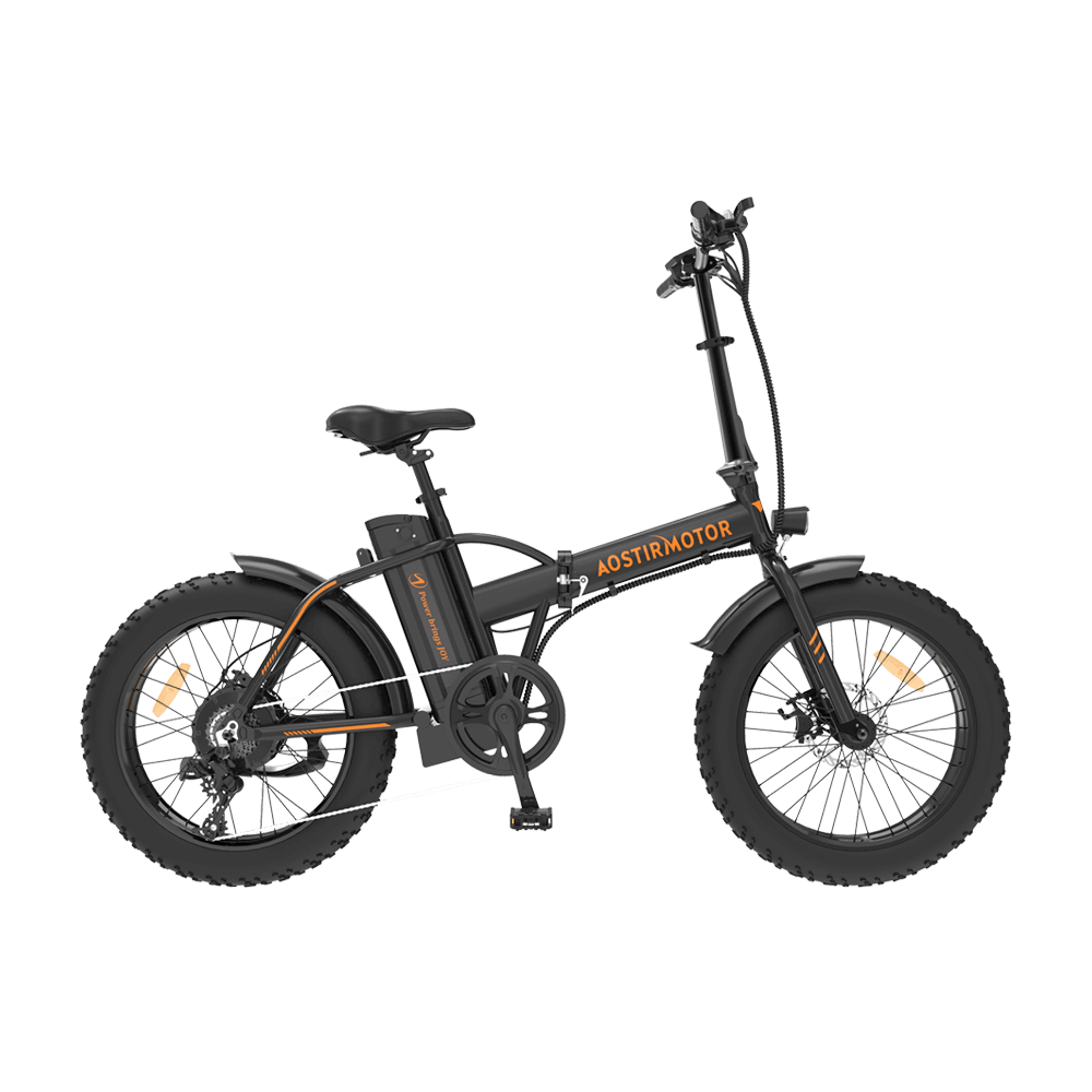 AOSTIRMOTOR A20 36V/13Ah 500W Fat Tire Folding Electric Bike - Image 3