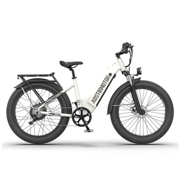 Aostirmotor Queen 1000W 52V Step Through All Terrain Fat Tire Mountain Electric Bike - Image 2