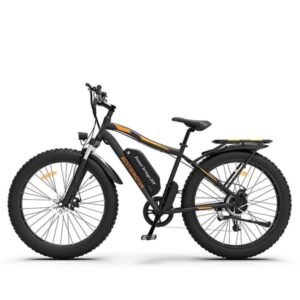 Aostirmotor S07-B Fat Tire Mountain Electric Bike 750W 48V – Black