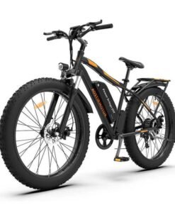 Alternative view of Aostirmotor S07-B Fat Tire Mountain Electric Bike 750W 48V – Black