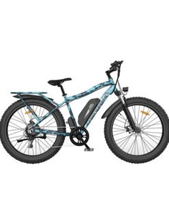 Alternative view of Aostirmotor S07-F 750W 48V Commuting and Mountain Electric Bike – Blue Camo