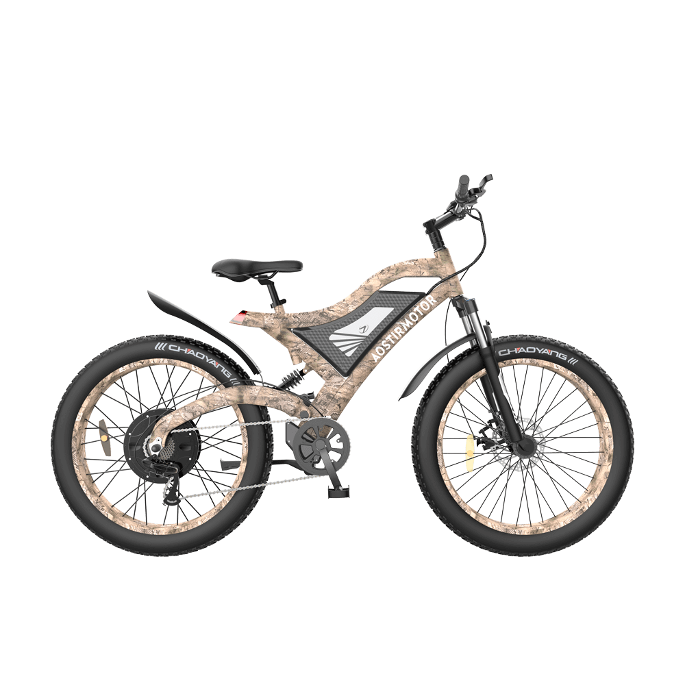 AOSTIRMOTOR S18 48V/15Ah 1500W Fat Tire Electric Bike - Image 2