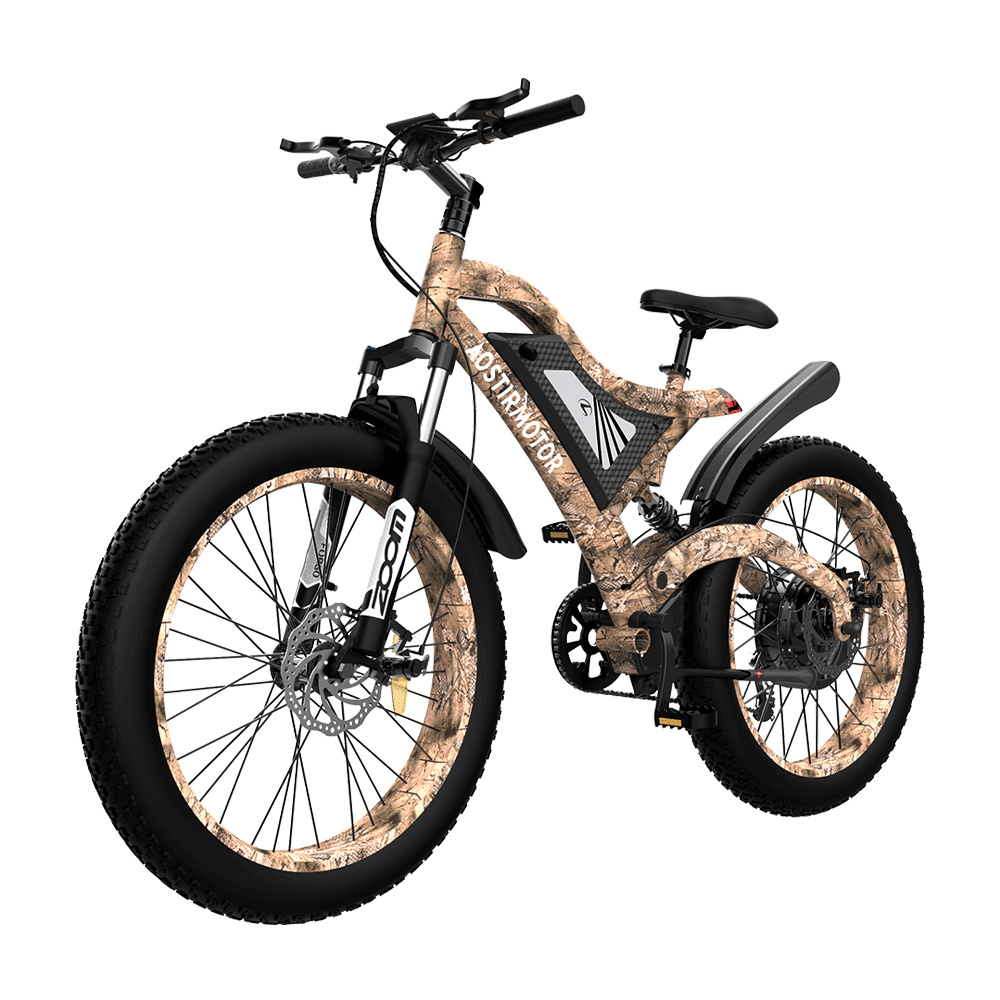 AOSTIRMOTOR S18 48V/15Ah 1500W Fat Tire Electric Bike - Image 4