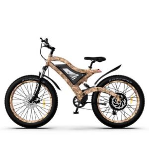 Aostirmotor S18 All Terrain 1500W 48V Full Suspension Mountain Electric Bike – Snakeskin