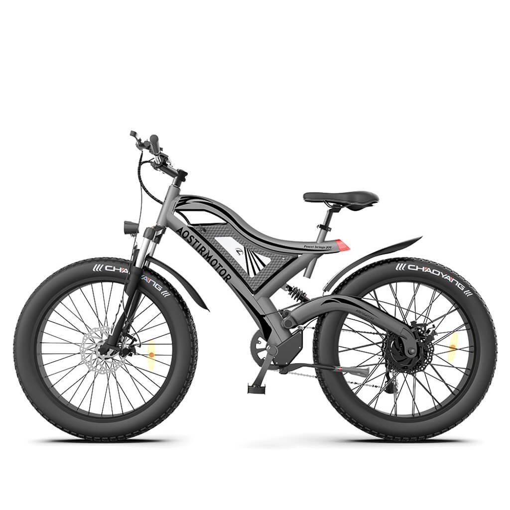 Aostirmotor S18 All Terrain 750W 48V Full Suspension Mountain Electric Bike - Image 5