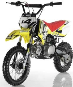 Alternative view of Apollo 110cc RFZ X4 Dirt Bike, 4-Speed Semi-Automatic, 14/12 inch Wheels, Ages 8 and up – Black