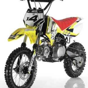 Alternative view of Apollo 110cc RFZ X4 Dirt Bike, 4-Speed Semi-Automatic, 14/12 inch Wheels, Ages 8 and up – Black