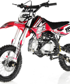 Apollo 125cc RFZ X16 Dirt Bike, Automatic, 14/12 inch Wheels, Ages 12 and up – Red