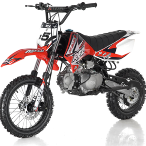 Alternative view of Apollo 125cc X5 Dirt Bike, 4-Speed Manual, 14/12 inch Wheels, Age 8 and up – Blue