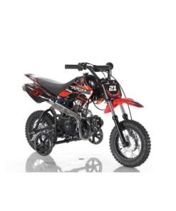 Apollo DB21 70cc Kids Dirt Bike, Semi-Auto, 10/10 inch Wheels, Training Wheels Included, Ages 6 and up – Red