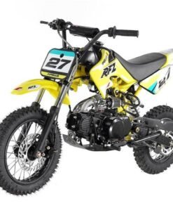 Alternative view of Apollo DB27 110cc Kids Dirt Bike, 4-Speed Semi-Automatic, 12/10 inch Wheels, Ages 8 and up – Red
