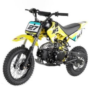 Alternative view of Apollo DB27 110cc Kids Dirt Bike, 4-Speed Semi-Automatic, 12/10 inch Wheels, Ages 8 and up – Red