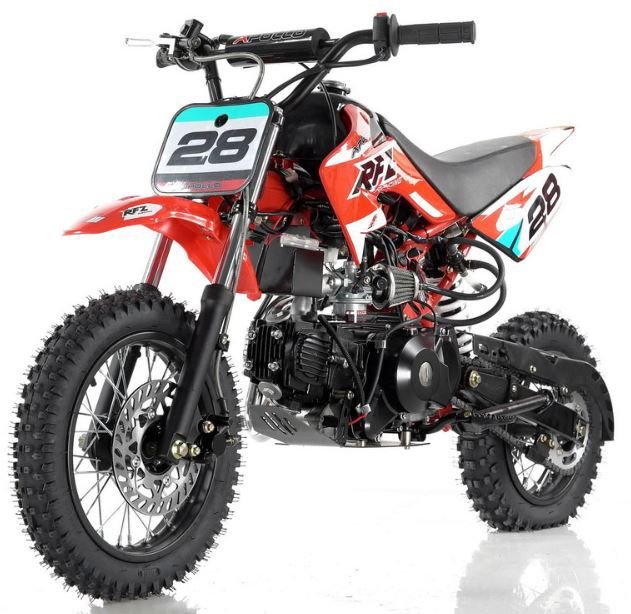 Apollo DB28 110cc Dirt Bike, 4-Speed Automatic, Electric Start, 12/10 inch Wheels, Ages 8 and up – Blue - Image 3