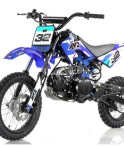 Alternative view of Apollo DB32 110cc Kids Dirt Bike, 4-Speed Semi-Automatic, 14/12 inch Wheels, Ages 8 and up – Black