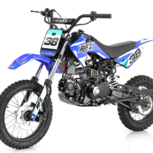 Alternative view of Apollo DB38 110cc Dirt Bike, Automatic, Electric Start, 14/12 inch Wheels, Ages 8 and up – Blue