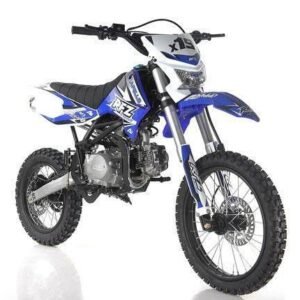 Alternative view of Apollo RFZ 125cc X19 Dirt Bike, 4-Speed Manual, Headlight, Dual Disc Brakes, 17/14 inch Wheels, Ages 12 and up – Red