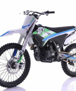 Alternative view of Apollo Thunder 250cc Dirt Bike, 5-Speed Manual, Electric Start, 21/18 inch Wheels, Ages 16 and up – Red