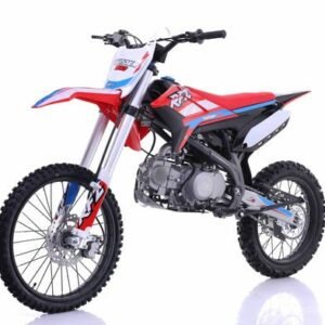 Apollo Thunder RFZ150 140cc Dirt Bike, 4-Speed Manual, 19/16 inch Wheels, Age 16 and up – Red