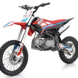 Alternative view of Apollo Thunder T40 140cc Dirt Bike, 4-Speed Manual, 17/14 inch Wheels, Ages 12 and up – Red