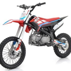Apollo Thunder T40 140cc Dirt Bike, 4-Speed Manual, 17/14 inch Wheels, Ages 12 and up – Red
