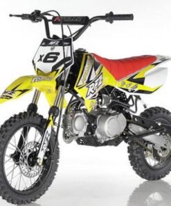 Alternative view of Apollo X6 125cc Dirt Bike, Automatic, 14/12 inch Wheels, Ages 12 and up – Yellow