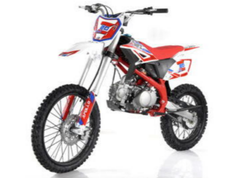 Apollo Z20 MAX 125cc Dirt Bike, 4-Speed Manual, 19/16 inch Wheels, Ages 16 and up – Red - Image 2