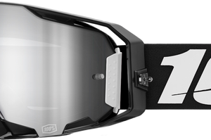 Armatic Goggle Black Mirror Silver Flash Lens