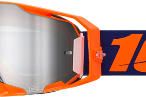 Armatic Goggle Neon Org Mirror Silvr Flash