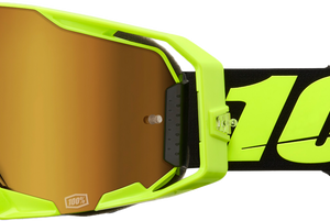 Armatic Goggle Neon Ylw Mirror True Gold