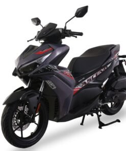 Alternative view of Ascend F3 150cc Street Scooter, Automatic Shifting, Hydraulic Disc Brakes, 14 inch Aluminum Wheels, Digital Speedometers – White